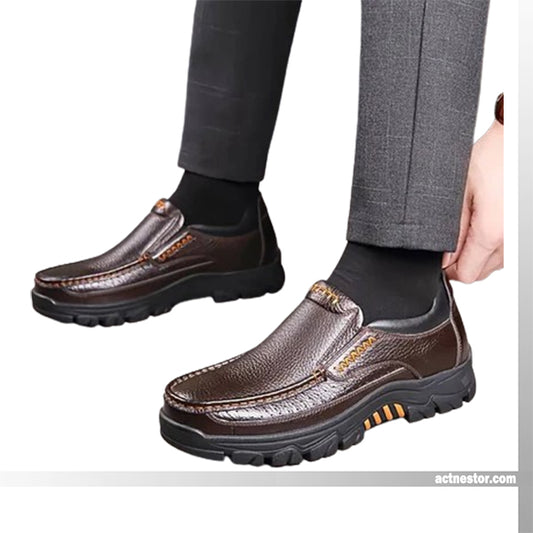 👞 50% RABATT! ✨ Leichte Retro-Halbschuhe für Herren – Rutschfest, Atmungsaktiv & Bequem 🚶