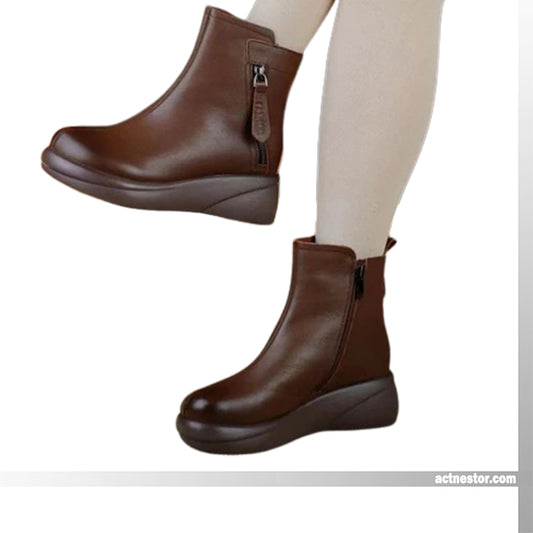 ❄️50 % Rabatt👢Elegante Damen-Winterstiefel, einfarbig