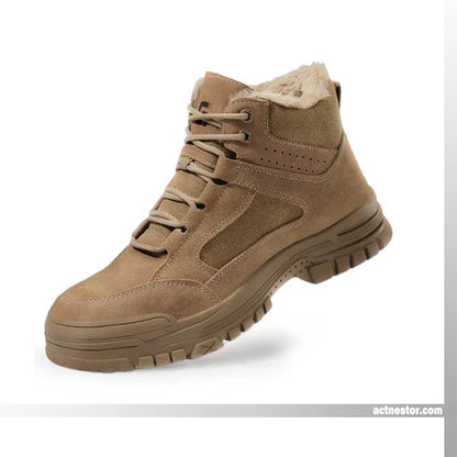 🎅 Winter-Sicherheitsschuhe für Männer – Stahlkappe & rutschfest!--Kostenloser Versand