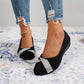 🔥49% RABATT – 💃Leichte, modische Damenschuhe mit Strass und Keilabsatz