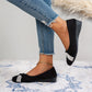 🔥49% RABATT – 💃Leichte, modische Damenschuhe mit Strass und Keilabsatz