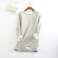 NY Casual Sweatshirt med rund halsringning i bomull för kvinnor (S-5XL)