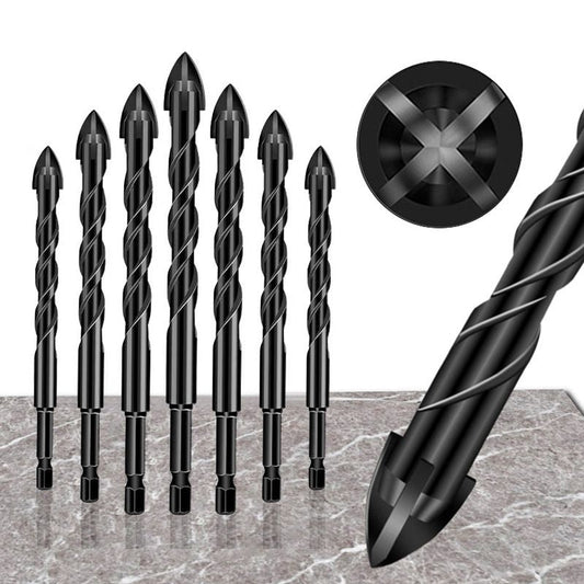 🔩4-edge Cross Drill Bit Set 7st🔩